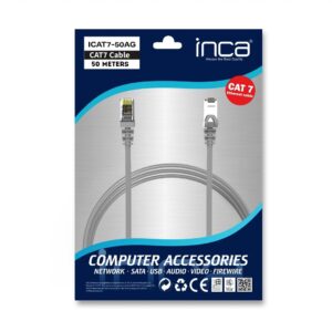 Inca ICAT7-50AG tinklo kabelis Pilka 50 m Cat7 S/FTP (S-STP) - Image 3