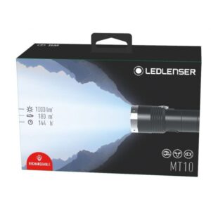 Ledlenser MT10 Juoda, Sidabras Rankinis žibintuvėlis LED - Image 3