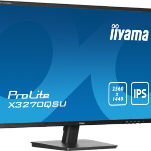 iiyama ProLite X3270QSU-B1 kompiuterio monitorius 80 cm (31.5") 2560 x 1440 pikseliai Wide Quad HD LED Juoda - Image 3