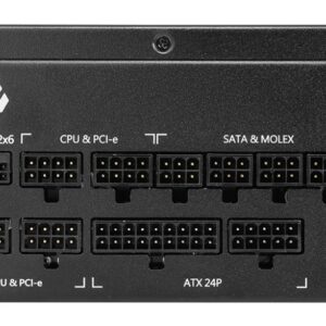 MSI MAG A1000GL PCIE5 maitinimo blokas 1000 W 24-pin ATX ATX Juoda - Image 3