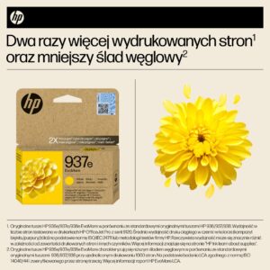 HP 937e EvoMore Yellow Original Ink Cartridge - Image 3