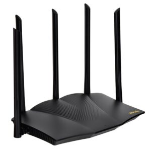 Tenda TX12 PRO belaidis maršrutizatorius Greitas eternetas Dviguba juosta (2,4 GHz / 5 GHz) Juoda - Image 2