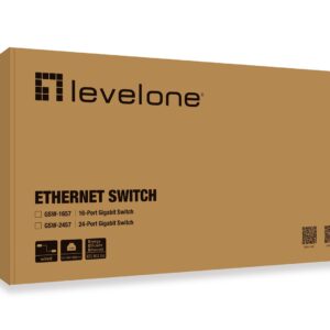 LevelOne GSW-2457 tinklo komutatorius Ne-valdomas Gigabit Ethernet (10/100/1000) Juoda - Image 3