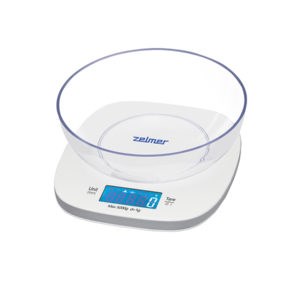 Zelmer ZKS1450 virtuvinės svarstyklės Balta Stalviršis Kvadratas Elektroninės virtuvinės svarstyklės