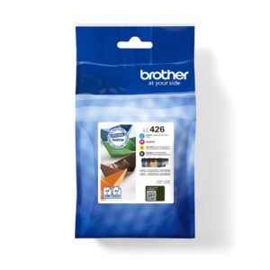 Brother LC426VAL rašalo kasetė 4 vnt Originalus Juoda, Žydras, Rausvai raudona, Geltona