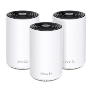 TP-Link Deco XE75 Pro (3-pack) Trijų dažnio juostų (2,4 GHz / 5 GHz / 6 GHz) Wi-Fi 6E (802.11ax) Balta Vidinis - Image 1
