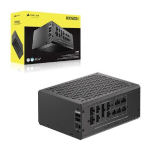 Corsair HX1500i maitinimo blokas 1500 W 24-pin ATX ATX Juoda - Image 2