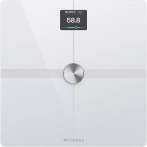 Withings Body Smart Kvadratas Balta Elektroninės vonios svarstyklės