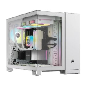 Corsair 2500X RGB „Micro Tower“ Balta - Image 2