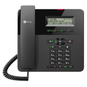 Unify OpenScape Desk Phone CP210 Analoginis telefonas Juoda