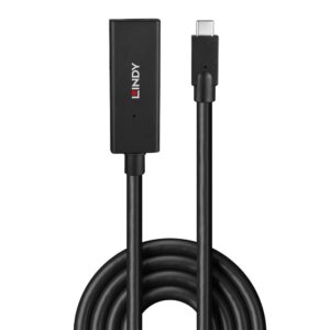 Lindy 43364 USB kabelis USB 3.2 Gen 2 (3.1 Gen 2) 5 m USB C 10 Gbit/s Juoda - Image 2
