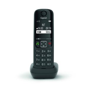 Gigaset AS690HX Analoginio ryšio / DECT telefonas Skambintojo ID Juoda