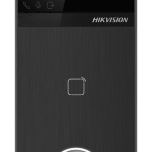 Hikvision DS-KV6114-WBE1(O-STD) vaizdo telefonspynės sistema 4 MP Juoda - Image 3