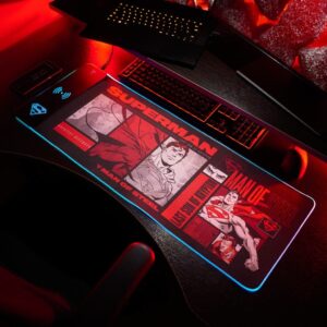 Numskull Games 154923 pelės kilimėlis Žaidimo pelės padėkliukas Juoda, Multi spalvos, Raudona