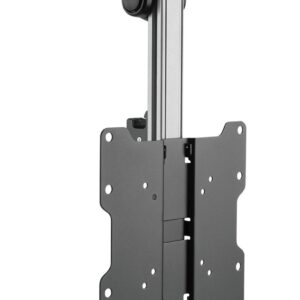 Techly ICA-CPLB-222 televizoriaus laikiklis 94 cm (37") Juoda, Sidabras