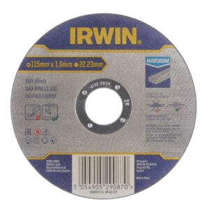 IRWIN DISKAS ALIUMINIUI PLOKŠČIAS 115mm x 1,6mm x 22,23mm...