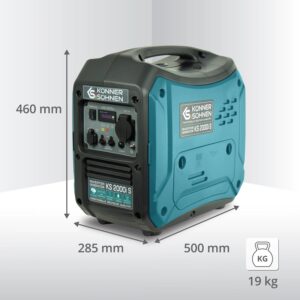 Inverterinis benzininis generatorius KONNER  amp SOHNEN KS 2000i S, 230V, 1800W - Image 3