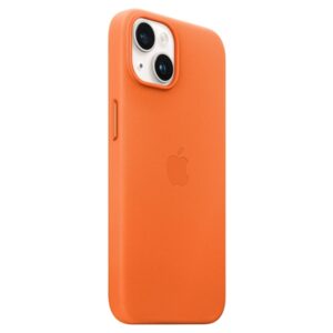 Dėklas Apple MPPF3ZM/A Apple iPhone 14 Plus / 15 Plus 6.7" orange Leather Dėklas MagSafe - Image 2