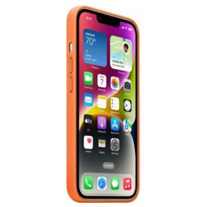 Dėklas Apple MPPF3ZM/A Apple iPhone 14 Plus / 15 Plus 6.7" orange Leather Dėklas MagSafe - Image 3