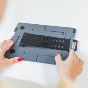 BakkerElkhuizen FlexTop 170 Nešiojamojo kompiuterio stovas Juoda, Tamsiai Pilka 40,6 cm (16") - Image 3