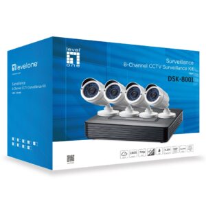 LevelOne DSK-8001 komplektas vaizdui stebėti Vielinis 8 kanalai - Image 2