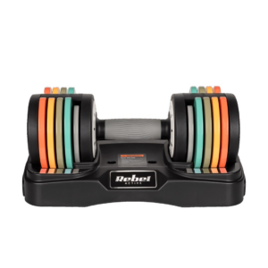REBEL ACTIVE automatiniai ketaus hanteliai 2 x 10 kg RBA2335 - Image 3