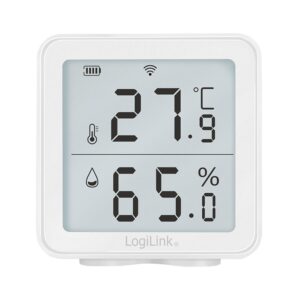 LogiLink SC0116 higrometras ir psichrometras Vidaus Elektroninis higrometras Balta - Image 1