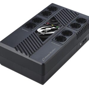 PowerWalker VI 1000 MS FR nepertraukiamo maitinimo resursai (UPS) „Line-Interactive“ 1 kVA 600 W 8 AC išvestis(ys / čių)