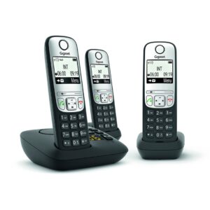Gigaset A690A Analoginio ryšio / DECT telefonas Skambintojo ID Juoda