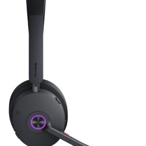 Yealink BH74 Teams USB-C/A Laisvų rankų įranga Bevielis Su lankeliu Biuras / skambučių centras USB Type-C / USB Type-A Bluetooth Juoda - Image 3