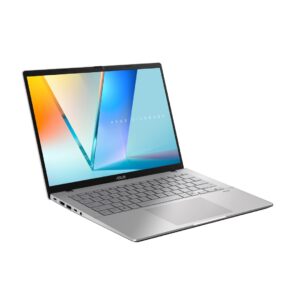 ASUS Vivobook S14 M3407GA-SF013W Ryzen AI 7 445, 14,0 colių WUXGA, 60 Hz, 300 nitų, 16 GB DDR5, 512 GB SSD, „Radeon“ vaizdo plokštė, FHD kamera, 70 Wh baterija, „Windows 11“, aliuminis, „Cool Silver“ spalva - Image 2