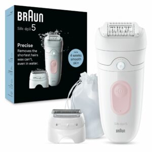 Braun Silk-épil 5 5-030 28 pincetai Rožinė, Balta