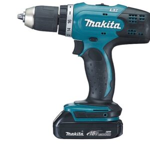 Makita DDF453SYE grąžtas Beraktė 1,8 kg Juoda, Mėlyna - Image 1