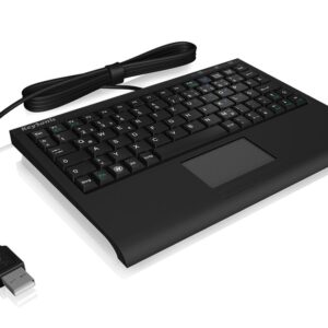 KeySonic ACK-3410 (US) klaviatūra Biuras USB Anglų (JAV) Juoda
