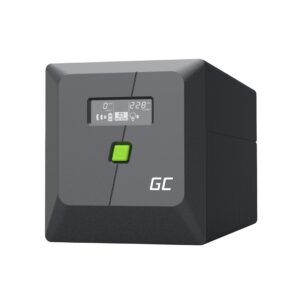 Green Cell nepertraukiamo maitinimo resursai (UPS) „Line-Interactive“ 1 kVA 600 W 4 AC išvestis(ys / čių)