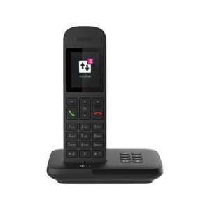 Telekom Sinus A12 Analoginio ryšio / DECT telefonas Juoda - Image 1