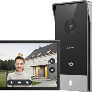 EZVIZ HP5 vaizdo telefonspynės sistema 17,8 cm (7") Juoda, Sidabras