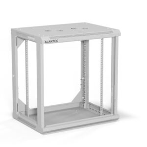 ALANTEC Stelažinė spinta 19" 12U 600x450, Pilka FLAT PACK - Image 1