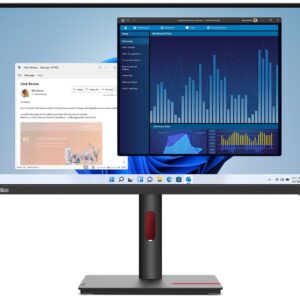 Lenovo ThinkVision T27p-30 kompiuterio monitorius 68,6 cm (27") 3840 x 2160 pikseliai 4K Ultra HD LED Juoda - Image 1