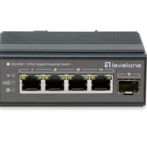 LevelOne IGU-0501 tinklo komutatorius Gigabit Ethernet (10/100/1000) Juoda - Image 1