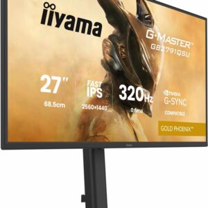 iiyama G-MASTER GB2791QSU-B1 kompiuterio monitorius 68,6 cm (27") 2560 x 1440 pikseliai Wide Quad HD Juoda - Image 3