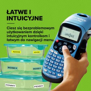 DYMO LetraTag LT-100H + Tape etikečių spausdintuvas 160 x 160 DPI 6,8 mm/sec ABC - Image 2