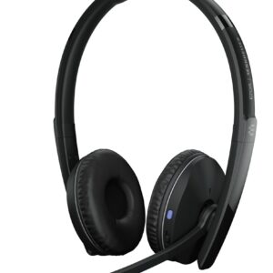 EPOS ADAPT 261 Laisvų rankų įranga Bevielis Su lankeliu Biuras / skambučių centras C tipo USB Bluetooth Juoda