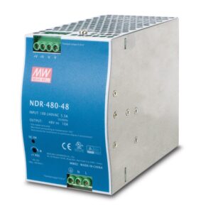 PLANET PWR-480-48 maitinimo blokas 480 W Mėlyna, Pilka