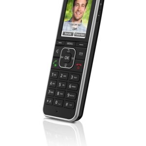 Fon FRITZ! C6 DECT telefonas Skambintojo ID Juoda - Image 3
