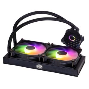 Cooler Master MasterLiquid 240L Core ARGB Procesorius Aušinimo skysčiu rinkinys 12 cm Juoda - Image 3