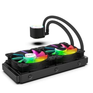 Inca ISS-02XN Kompiuterio aušinimo sistema Kompiuterio korpusui Aušinimo skysčiu rinkinys 12 cm Juoda - Image 3