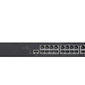 GS-2426P Valdomas L2 Gigabit Ethernet (10/100/1000) Maitinimas per Eternetą (PoE) 1U Juoda - Image 1