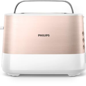 Philips Viva Collection HD2638/11 skrudintuvas 7 2 griežinėliai 950 W „Rose Gold“, Balta - Image 3