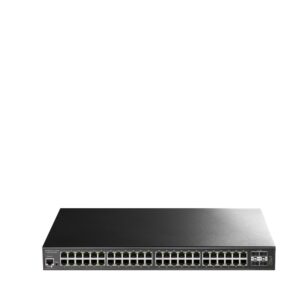 Cudy GS2048PS4 Valdomas L2 Gigabit Ethernet (10/100/1000) Maitinimas per Eternetą (PoE) Juoda
